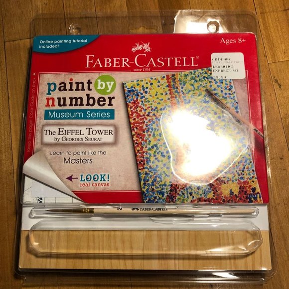 Faber-Castell Paint by Number Museum Series The Eiffel Tower Georges Seurat - Picture 1 of 5